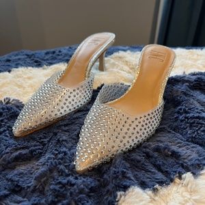 Inc kitten sparkly heels